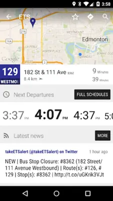 MonTransit ETS Bus (Edmonton) android App screenshot 1